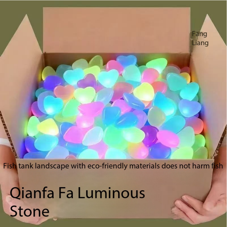 Fish Tank Gravel - Piedras Luminosas de 1 cm, 100