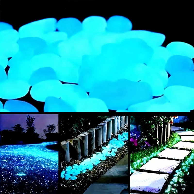 Fish Tank Gravel - Piedras Luminosas LED, 100-500 Unidades, Paquete