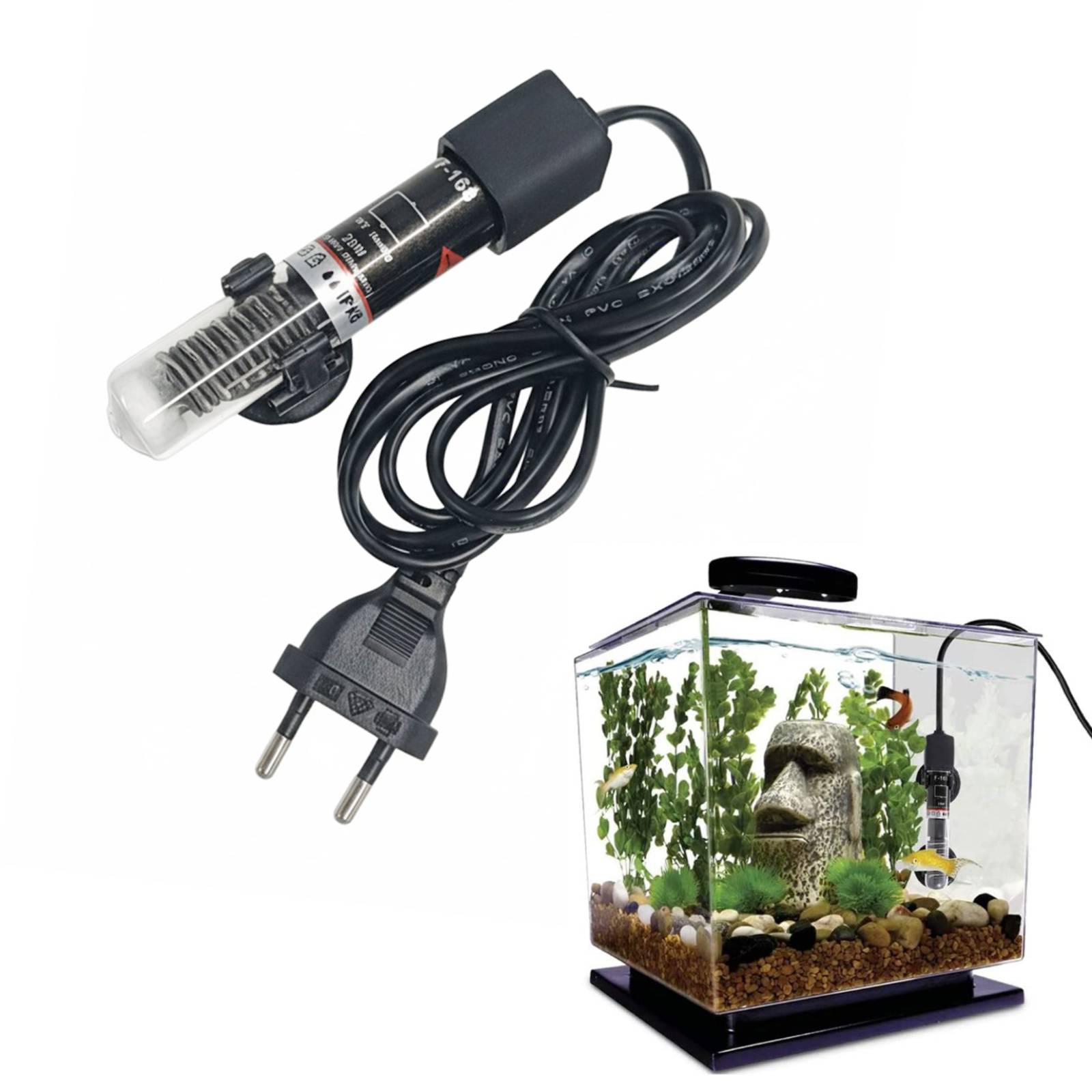 Fish Tank Heater - Mini calentador de acuario sumergible, tanque
