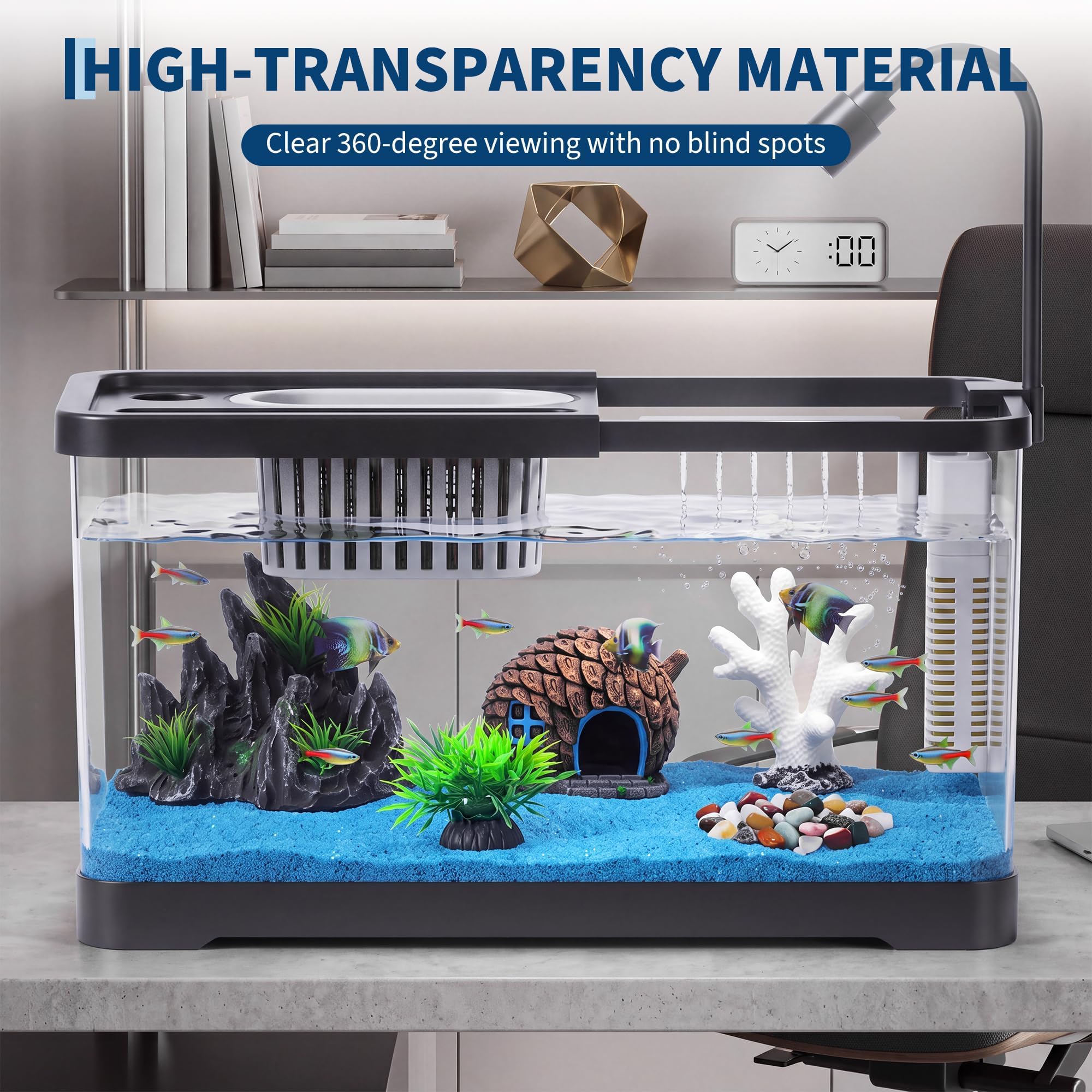 Kit de Inicio para Pecera con  - Betta Fish Tank reseña y precio