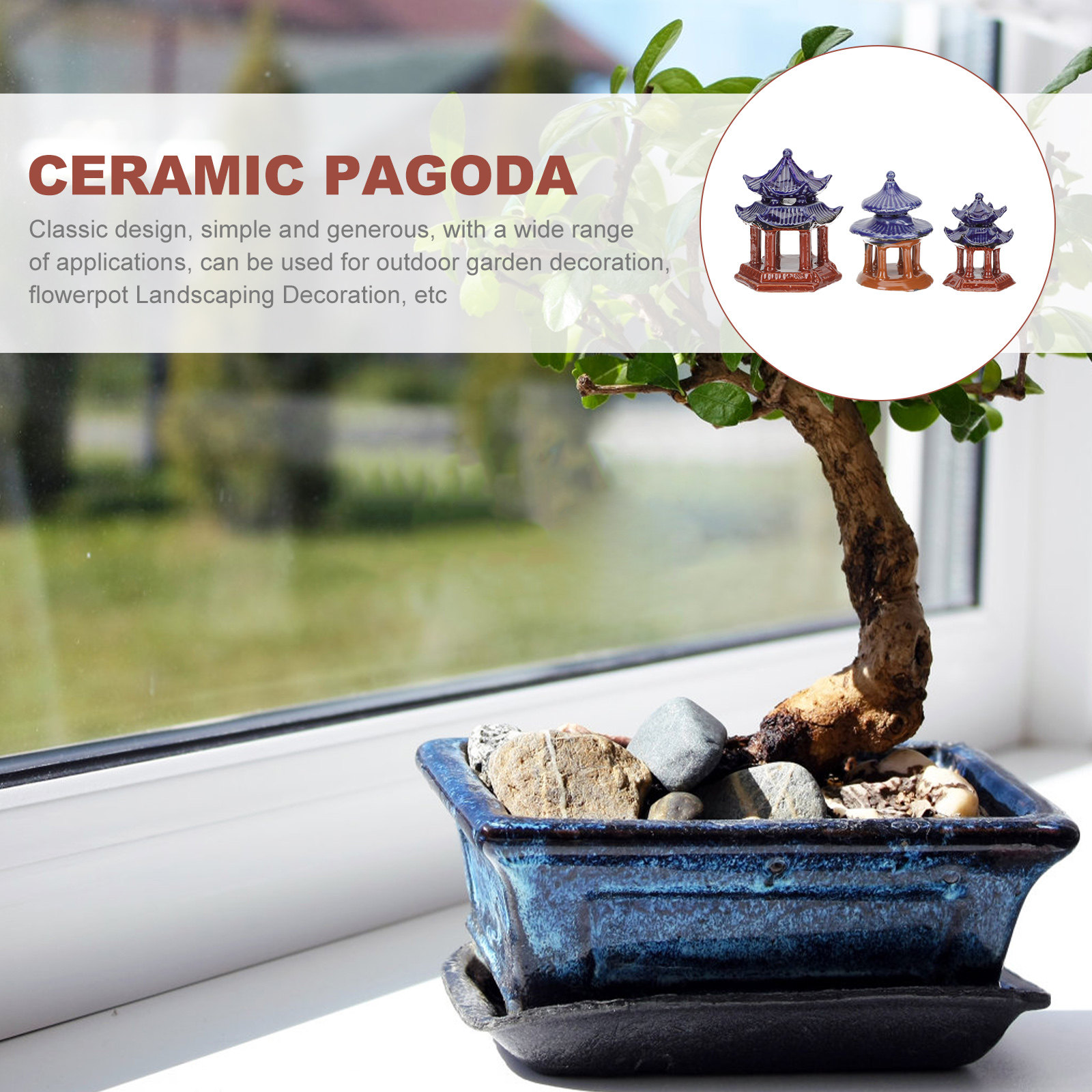 3 piezas de cerámica, miniatur - Aquarium Fish Tank reseña y precio