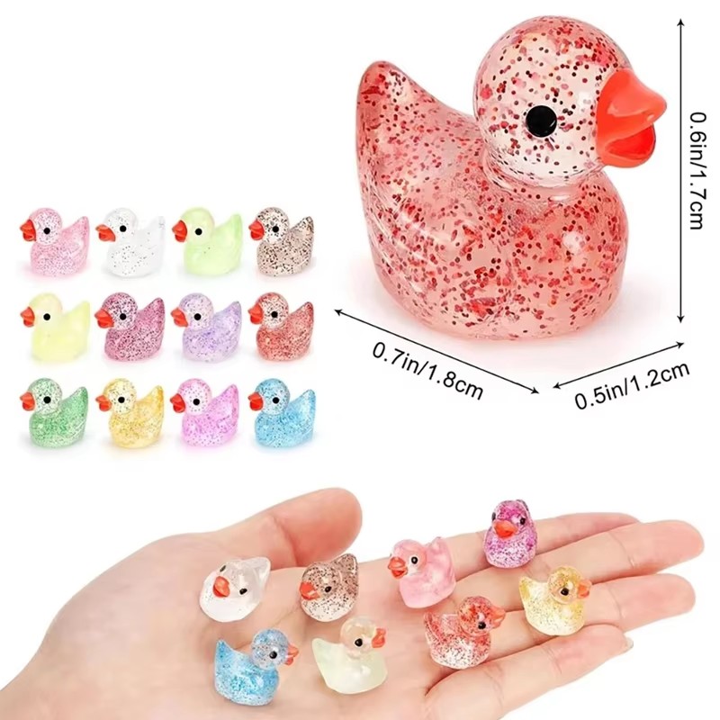 ~ Patito en miniatura de resin - Aquarium Decor reseña y precio